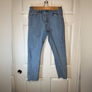 Levi's Women's 501 Light Blue Skinny Jeans